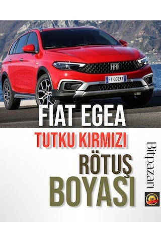 Fiat Egea Tutku Kırmızı 168 - Uyumlu Profesyonel Çizik Ve Taş İzi Rötuş Boyası 30ml.