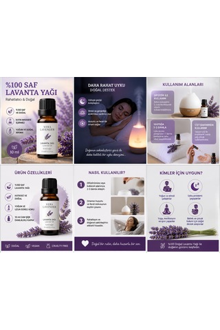 Vera Lavender Uyku İçin Lavanta Yağı 10 ML