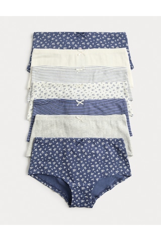 Marks & Spencer 7'li Külot Paketi T71002304E Lacivert