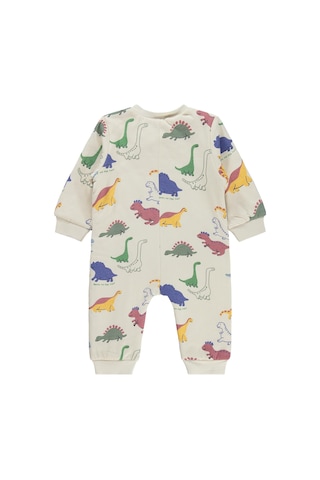 Civil Baby Dino Baskılı Erkek Uyku Tulumu - Bej Krem