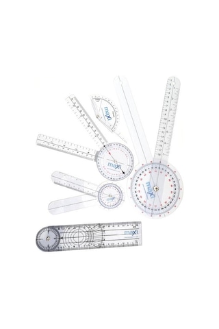 Maxi Cep Gonyometresi . Cetvel Gonyometre 20 CM