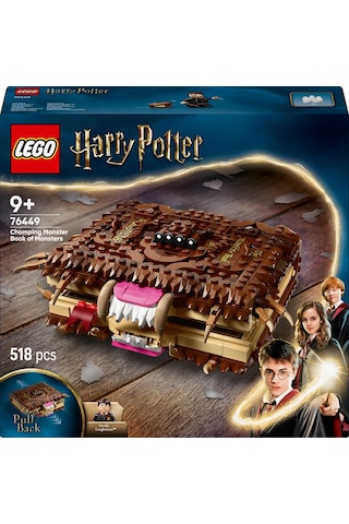 LEGO® Harry Potter™ Isıran Canavar Kitap 76449 - 9 Yaş ve Üzeri Çocuklar için Yaratıcı Oyuncak Yapım Seti (518 Parça)