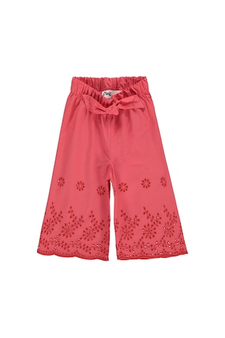 Civil Baby Paça Brodeli 6-18 Ay Pantolon - Kırmızı Koyu Nar