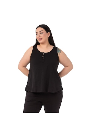 Büyük Beden Penye Siyah Eşofman Takımı-siyah Siyah