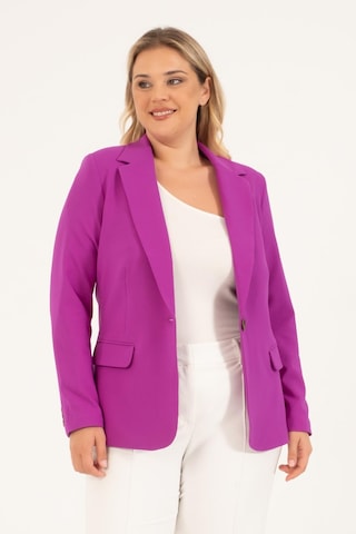 Astarlı Blazer Ceket-fuşya Fuşya