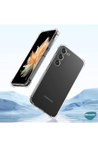 Microsonic Samsung Galaxy S23 Plus Kılıf Shock Absorbing Şeffaf