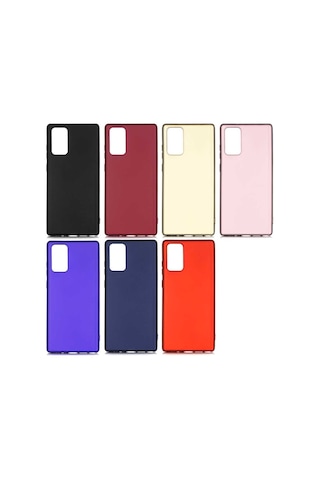 Samsung Uyumlu Galaxy Note 20 Kılıf Soft Mat Premier Case