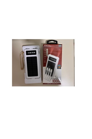 Acl 10000 Mah Dahili Kablolu Güneş Panelli Powerbank