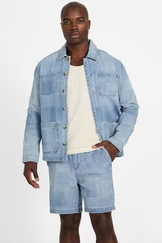 Guess Erkek Ceket Ve Yağmurluk-m5yn49d5r30 Mavi