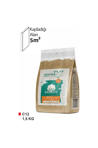 Ventrawall-yalıtımlı Sürülen Duvar Kağıdı -krem-c12-1.5 Kg-5m²