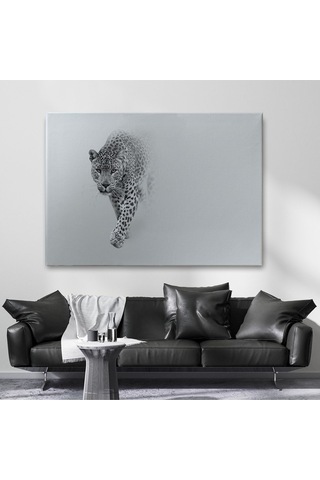 Es10 BOXING065 Leopar Dekoratif Kanvas Tablo 1154 (50 x 70)