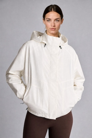 Defacto Rüzgar Geçirmez Regular Fit Reglan Kollu Kapüşonlu Yağmurluk C4949ax26auwt80 Beyaz-wt80