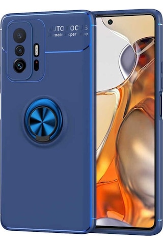 Xiaomi Mi 11t Pro 5g Kılıf Zore Ravel Silikon Kapak Mavi