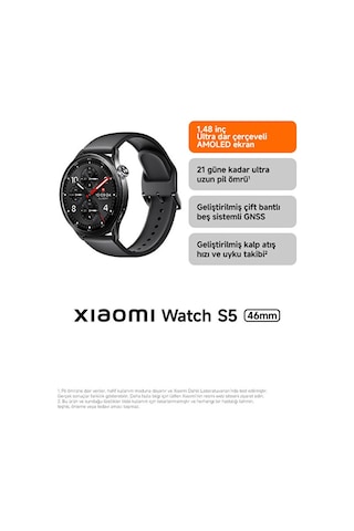 Xiaomi Watch S5 46 MM Akıllı Saat (Distribütör Garantili)