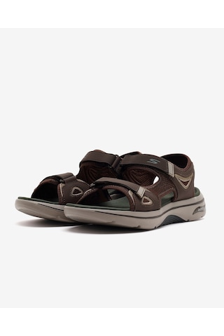 Skechers Go Walk Arch Fıt 2.0 Sandal Erkek Kahverengi Sandalet 229309 Brn Kahverengi