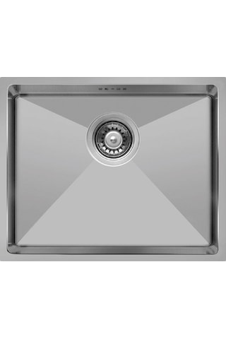 Livinox 10 4060r10 Tek Gözlü Damlalıksız Polisajlı Tezgah Altı Paslanmaz Çelik Eviye Inox 40 x 60 CM