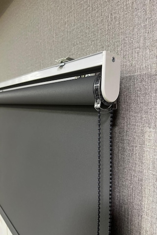 Stor Perde Ithal Mat Polyester Antrasit P1090 Antrasit Gri