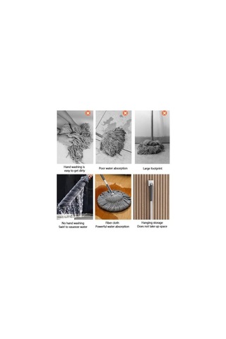 Mobgift Kendinden Sıkmalı Bükümlü Paspas Yedekli