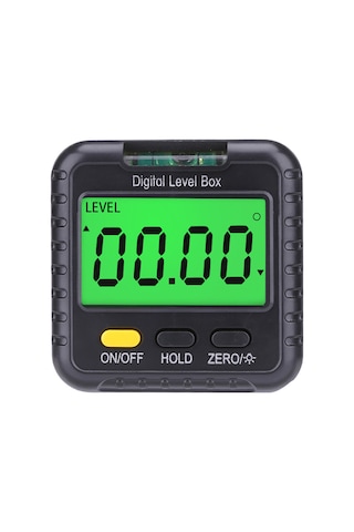 Maiyame Dijital Açı Ölçer 4x90 Hassasiyetli Abs Malzeme, Seviye Balonu İçeren Taşınabilir Seviye Çubugu Pil Dahil Değil