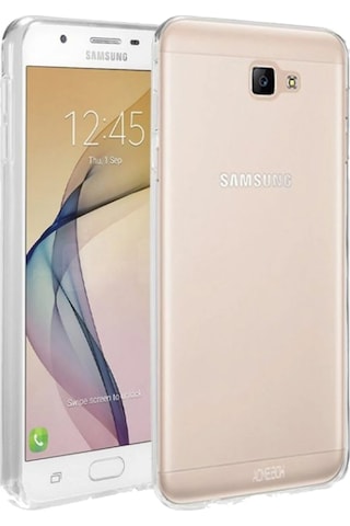 Newface Samsung Galaxy Uyumlu J7 Prime Kılıf Lüx Glblseme - 46 Şeffaf Silikon