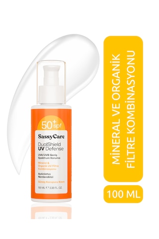 Sassycare Güneş Kremi Spf 50+ Dualshield Uv Defense Yüz Ve Vücut