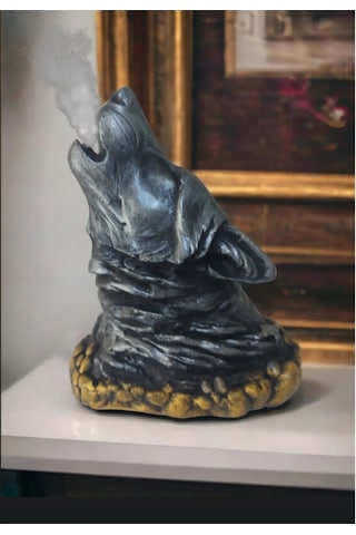 Kurt Tütsülük Figür Biblo Dekoratif Kurt 20cm