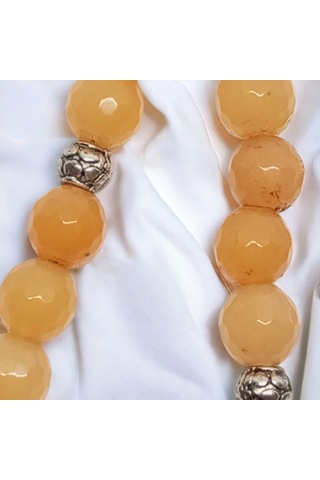 Kesebe Doğal Taşlı Tespih Çok Renkli