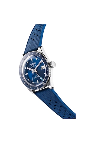Vulcain Skindiver Nautique Gmt Blue Bar200 Otomatik Erkek Kol Saati Metalik
