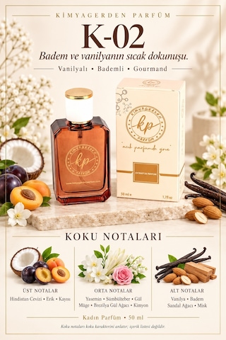 KP K-02 Kadın Parfüm EDP 50 ML