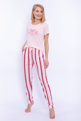 Pierre Cardin Summer Toz Somon Kadın Slim Fit Homewear 5274-29022 Somon