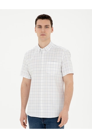 Pierre Cardin Erkek Lacivert Gömlek Kısa Kollu 50288739-vr033 Lacivert