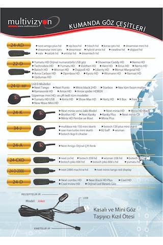 Uydu Alıcı Gözü Mb 72 D Göz Displayli Usb Girişli