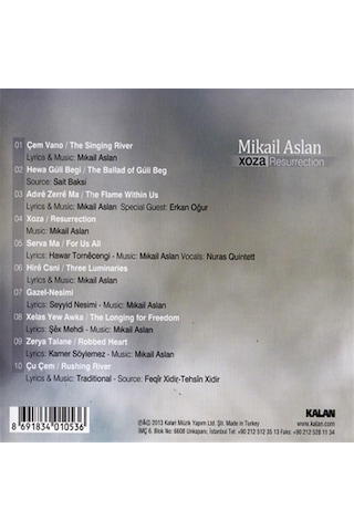 Mikail Aslan Xoza - Cd