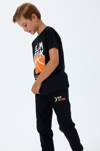 Rolypoly Erkek Çocuk Siyah Pijama Takım Rp3762-c-v2