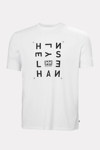 Helly Hansen Skog Recycled Graphic T-shirt Hha.63082 002 Beyaz