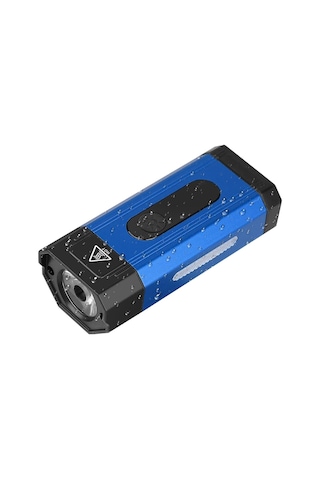 Xbyc 6127 800 Lümen Bisiklet Ön Lamba Far Aydınlatma Usb Şarjlı Mavi Renk Siyah