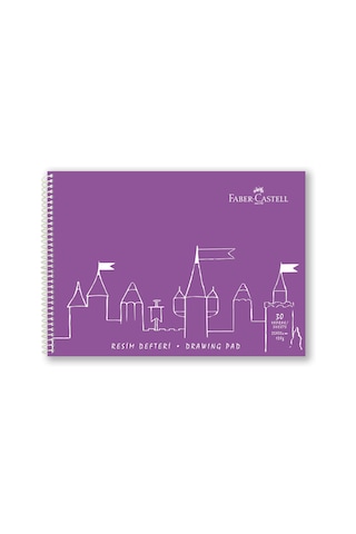 Faber-Castell PP Kapak Resim Defteri 25x35cm 30 Yaprak