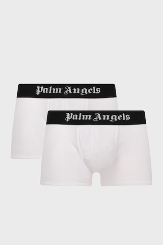 Palm Angels Logolu Pamuklu 2 Pack Boxer Erkek Boxer Pla1umbtr11bı Beyaz