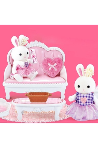 Mega By Dreamy Mini Tavşan Salon Takımı Seti 6619