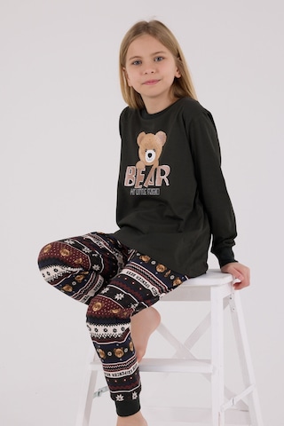 Arnetta Kız Çocuk Antrasit Pijama Takımı Ar3461-c-v1 Antrasit