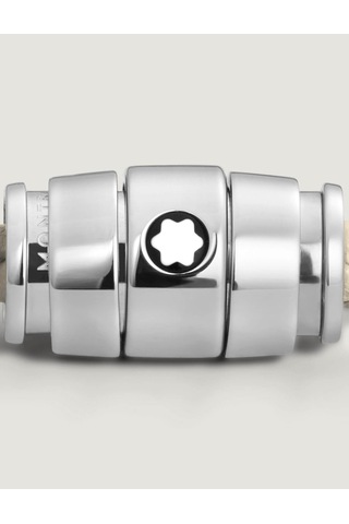 Montblanc Meisterstück Collection Bulutlu Bej Deri - Steel Bilekl Bej