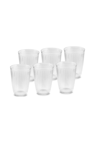 Karaca Gordes 6'lı Cam Meşrubat Bardağı 370 ml