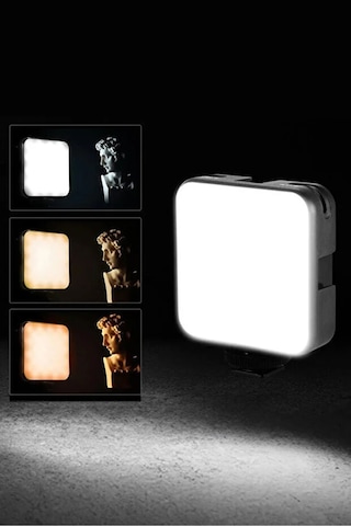 Kensa Şarjlı Rgb Softbox Ürün Çekim Işığı Taşınabilir, Çok Fonksiyonlu Stüdyo Aydınlatma Siyah
