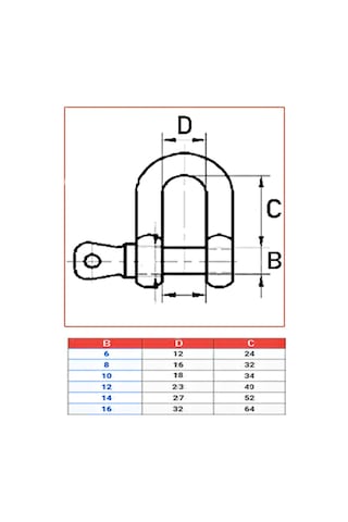 Salıncak 6mm Zincir Kilidi U Mapa Vidalı Bağlantı -5 Adet Diğer