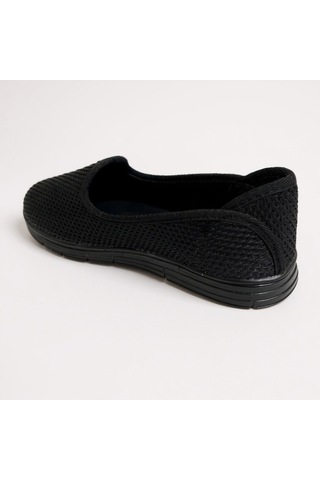 Dosa Shoes Kadın Babet Taba Zincir Tokalı Hafif Rahat Taban Şık Günlük Ayakkabı Siyahh