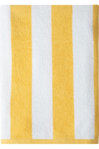 Mudo Home Nova Plaj Havlusu Sarı Beyaz 80x160 696123