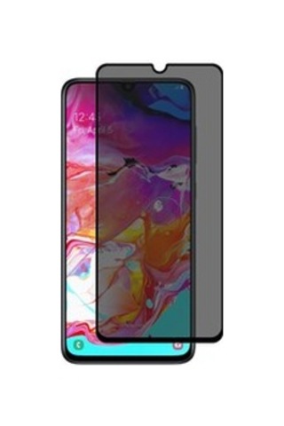 Lexroo Galaxy A70 5d Privacy Cam Ekran Koruyucu - Siyah