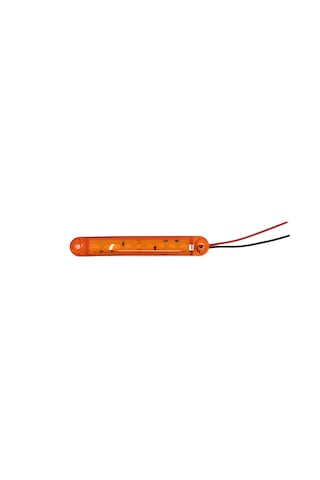 10 Adet Sarı Parmak Lamba 9 Led 12v 24v