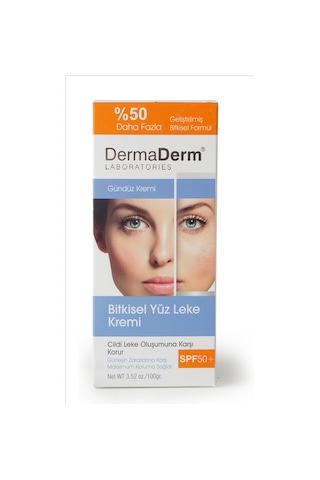 Dermaderm Gündüz Bitkisel Leke Giderici&Cilt Beyazlatıcı Krem 100