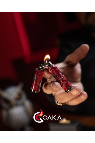 Caka Lighter Odkka Crimson Benzinli Çakmak - Ckl-073